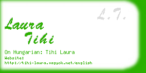 laura tihi business card